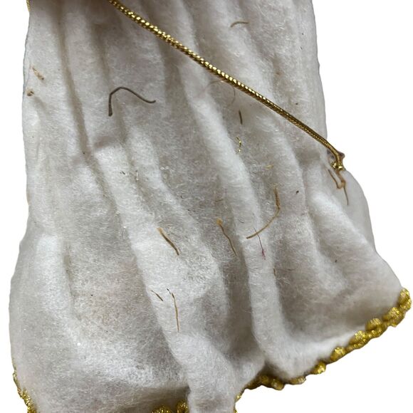 Angel Tree Topper Farmhouse Cloth Vintage Naturaltrim Retro Redhead Kitsch Decor - Picture 3 of 10